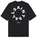 ALLSAINTS TIERRA CREW NECK LOGO BLACK