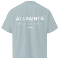 ALLSAINTS UNDERGROUND T-SHIRT “STEEL BLUE”