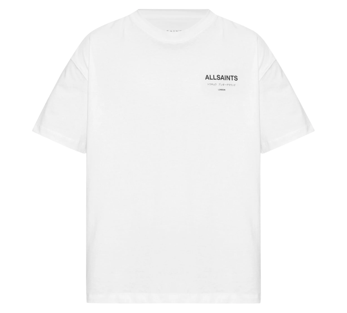 ALLSAINTS UNDERGROUND T-SHIRT WHITE