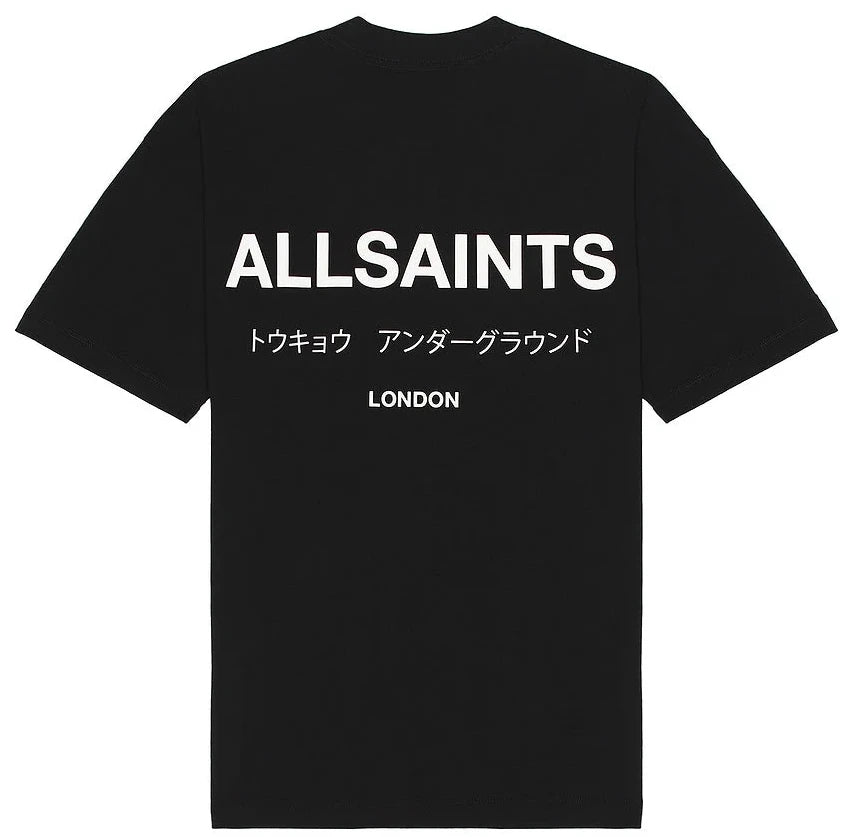 ALLSAINTS UNDERGROUND T-SHIRT BLACK