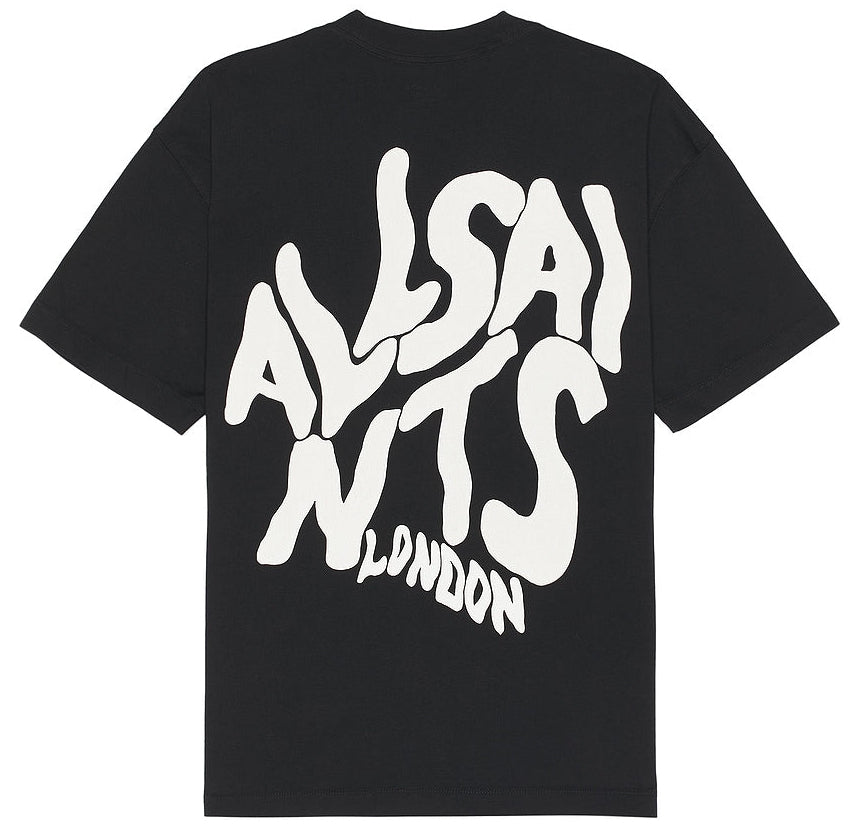 ALLSAINTS ORLANDO CREW TEE BLACK
